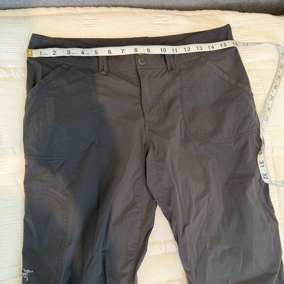 Arcteryx Parapet Trail Pants Women's Size 6 Gray Hiking Outdoors Gorpcore - Picture 10 of 12